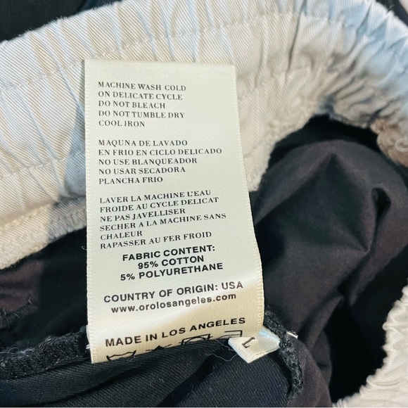 ORO Los Angeles Men’s Large Black Skinny Leg Ankle Zip Jogger Pants - Picture 13 of 14